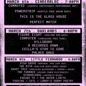 Near Dark Fest Night 1: This Is The Glasshouse, Commuted, Power Strip, Perfect Match