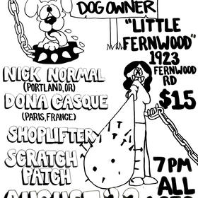 NICK NORMAL, DONA CASQUE, SHOPLIFTER, SCRATCH PATCH
