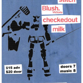 checkedout, stitch, Blush., Milk